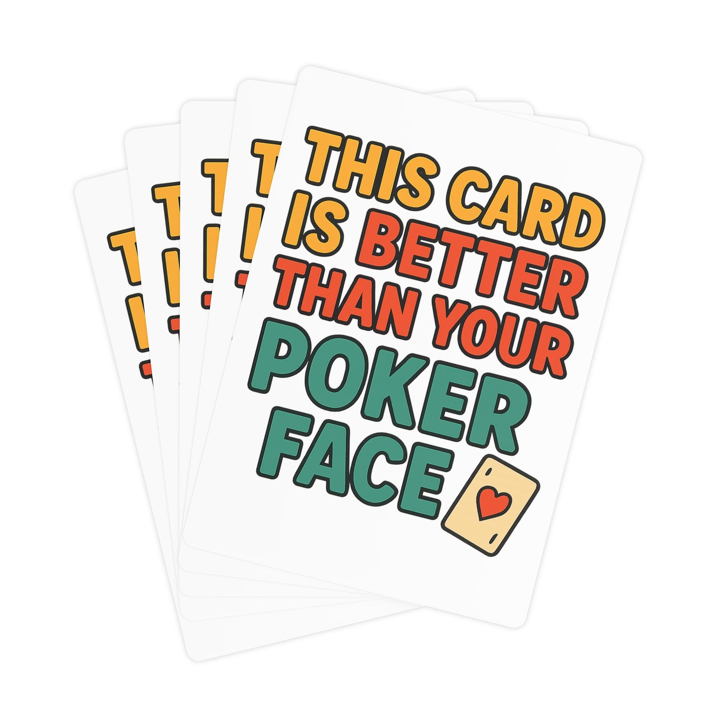Poker Cards - Funny and Simple Deck