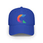 Vibrant Low Profile Baseball Cap with Colorful Logo, Casual Hat, Summer Accessory, Gift for Him/Her, Fashionable Sportswear